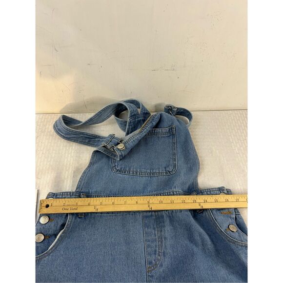 Sans Souci denim Short overalls large rn#96652 - Picture 5 of 7
